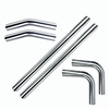 T-304 Stainless Steel 3.0" /76mm Straight & 45 90 Degree Bend Exhaust Tube Pipes Silver
