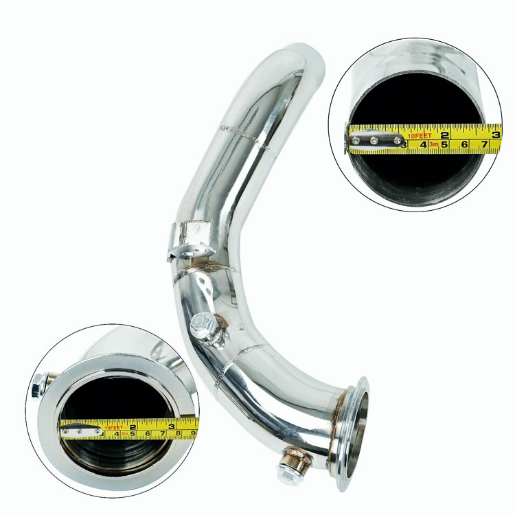 For BMW M5 & M6 11+ 3" Stainless Steel Catless Down Pipes F10 F12 F13 Down Pipes