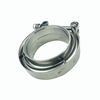 Universal 3" Inch Stainless Steel Auto V-Band Turbo Downpipe Exhaust Clamp Vband 76mm 3.0